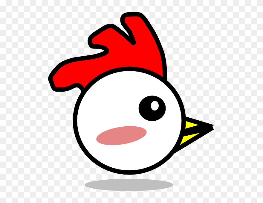 Chicken Cartoon Head Clipart