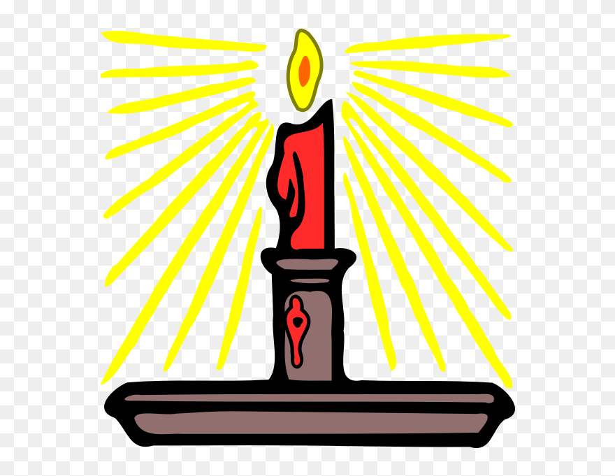 Candle - Candle With Light Clipart - Png Download