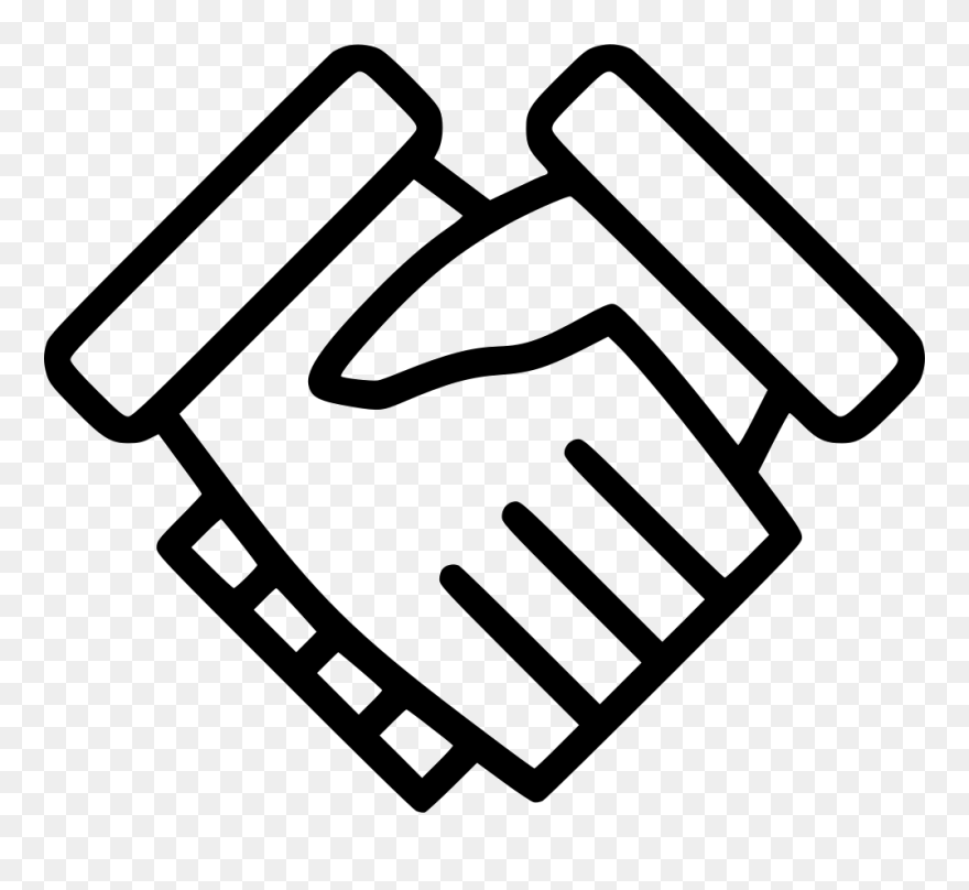 Hand Shake Agreement - Shaking Hands Symbol Png Clipart