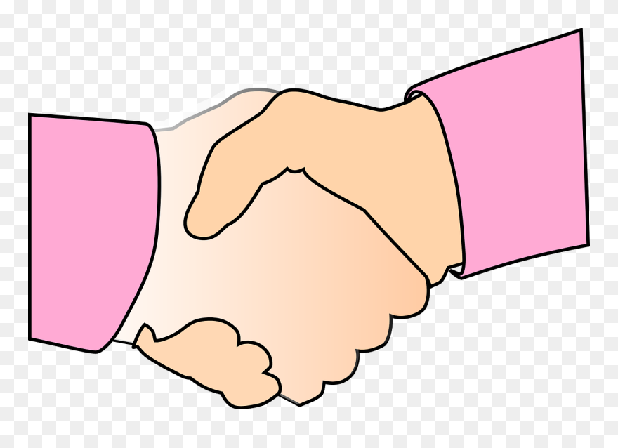 Shake Hands Clip Art - Png Download