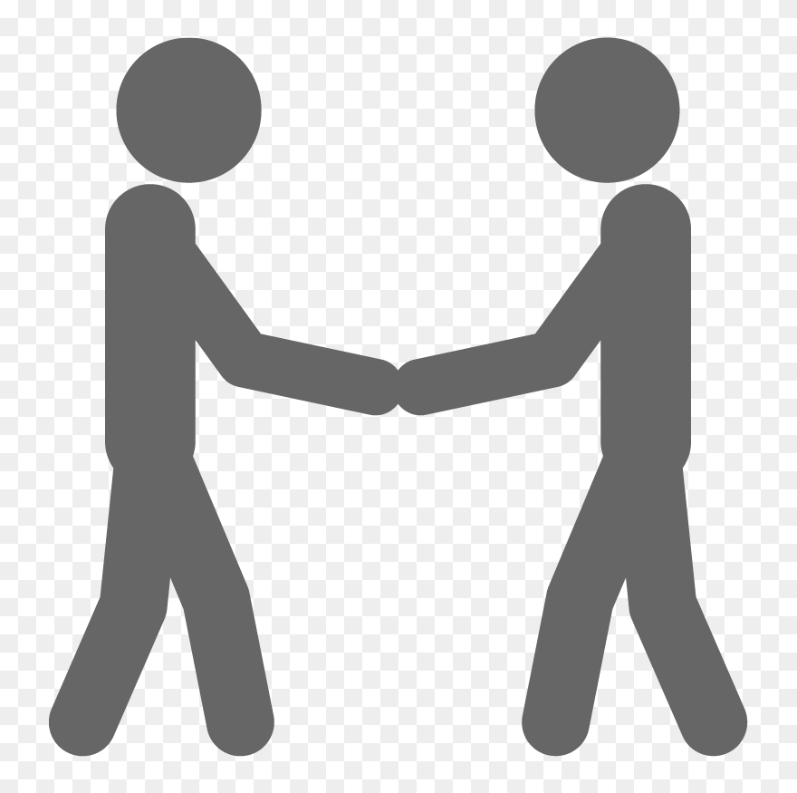 Royalty-free Stick Figure Holding Hands Drawing Clipart