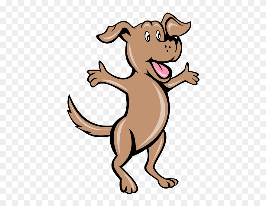 Golden Retriever Puppy Clip Art - Dibujo De Un Perro Parado - Png Download