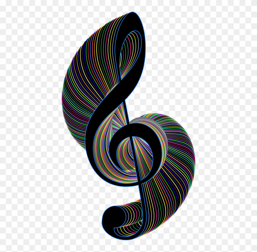 Clef Design - Notas Musicales Chidas Clipart