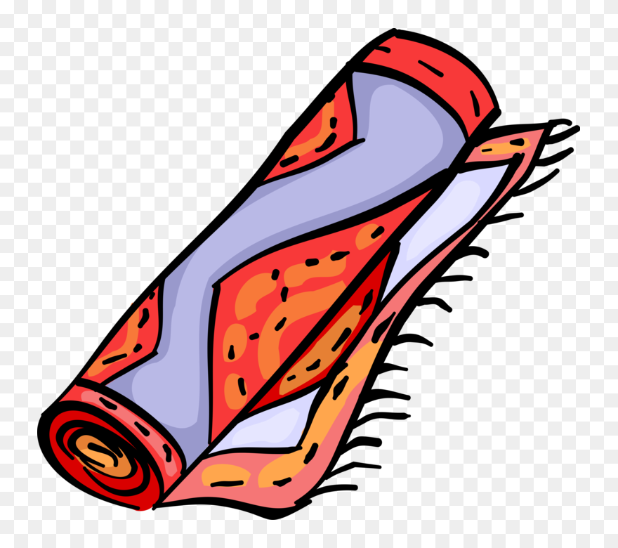 Carpet Clipart Red Rug - Carpet Clipart - Png Download
