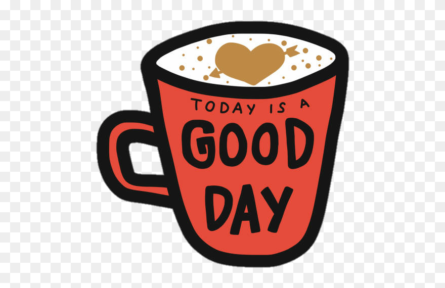 Cute Sticker Design Coffee Clipart