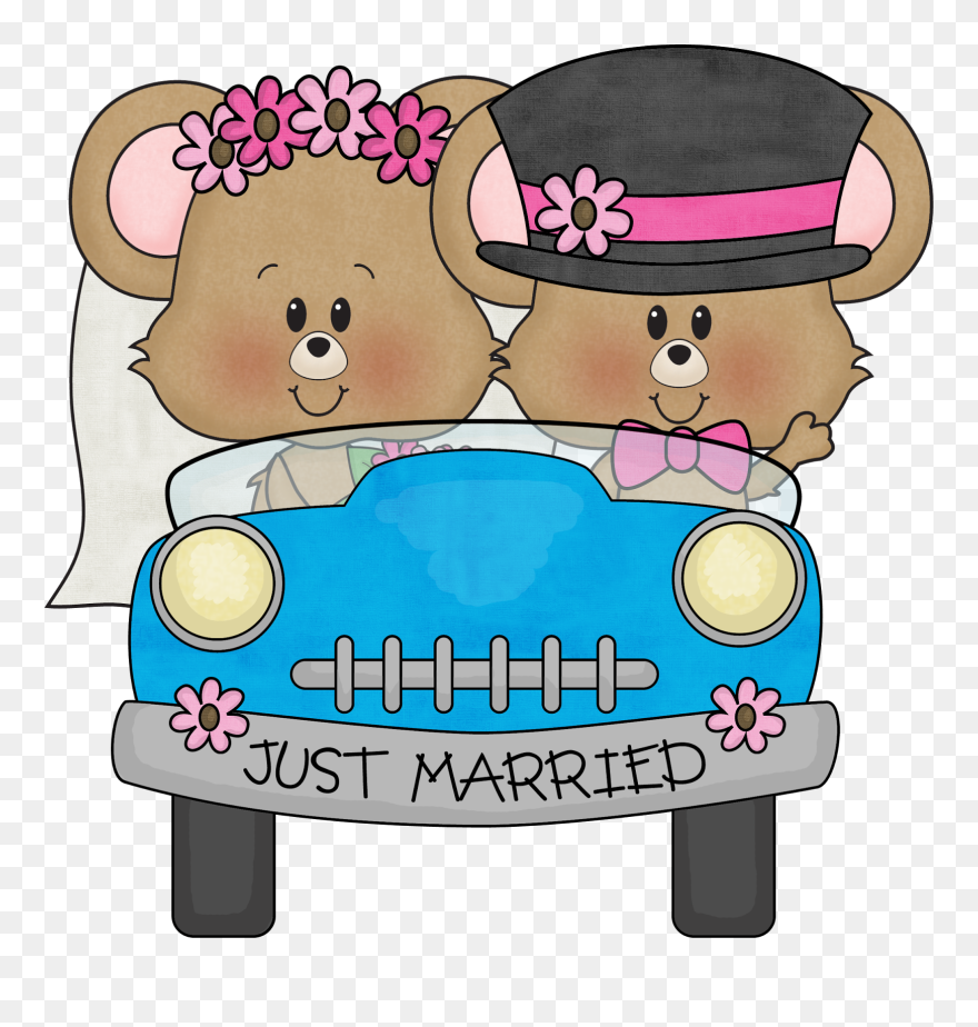Osos Novios Dibujo Clipart