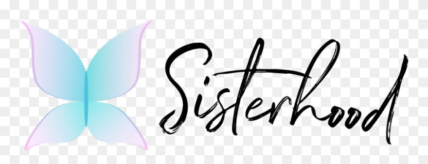 Sisterhood 2018 Logo And Text - Calligraphy Clipart