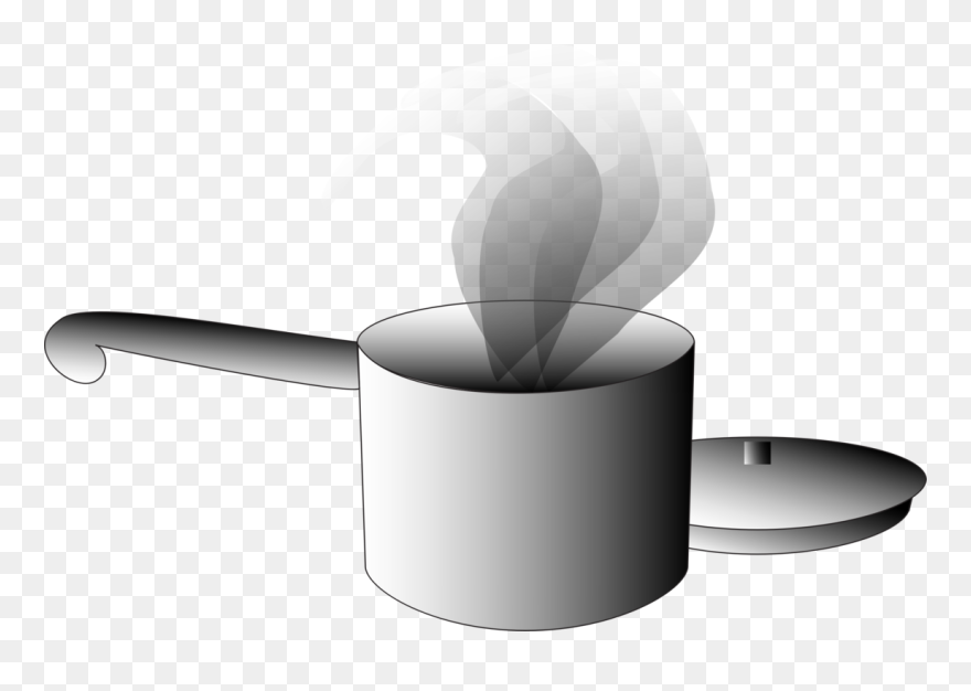 Casserole Avec Couvercle/pot With Lid Clipart - Steaming Pot Clip Art - Png Download