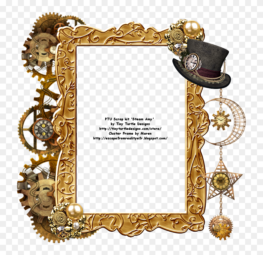 Steampunk Clusters Clipart