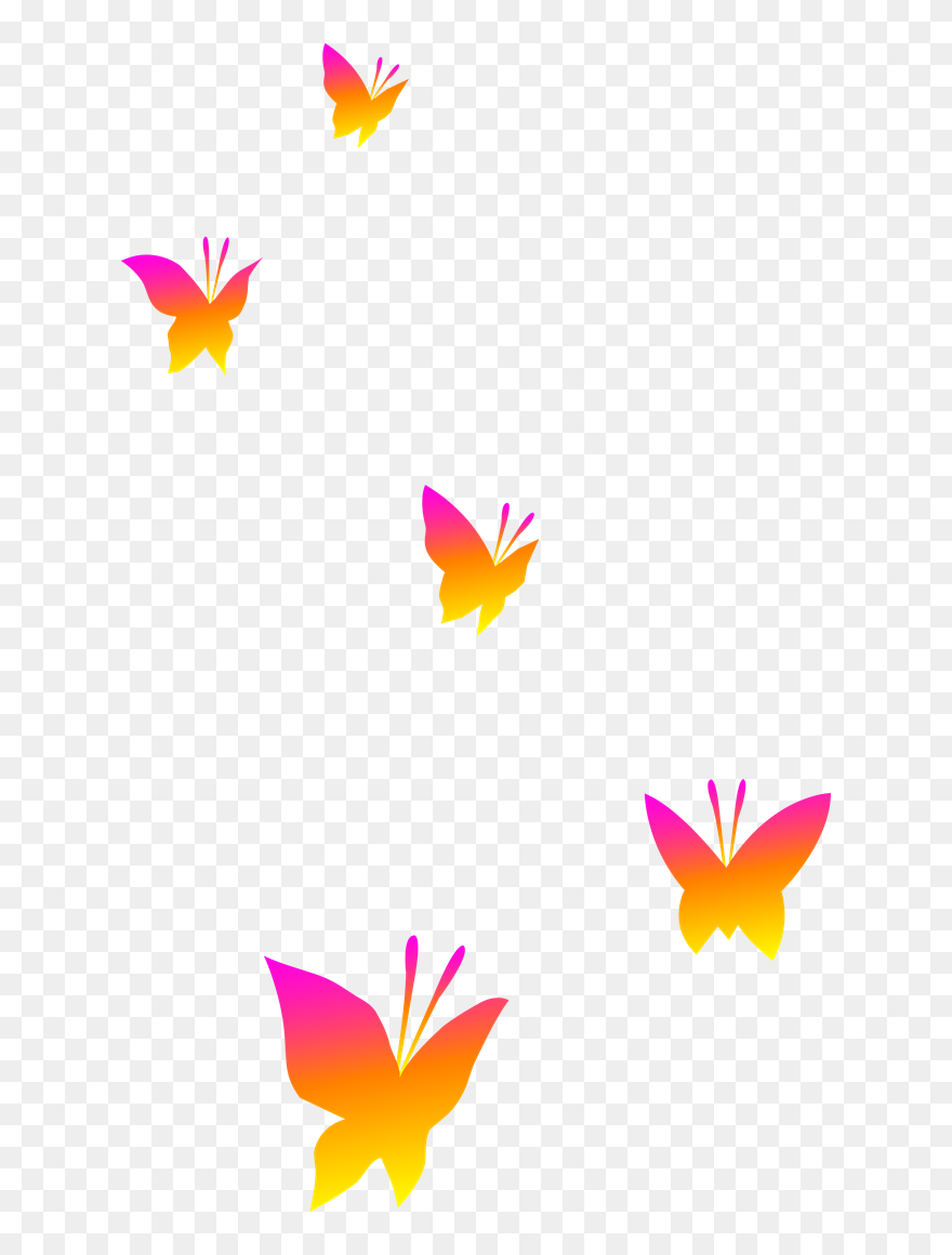 Transparent Background Butterflies Clipart - Png Download