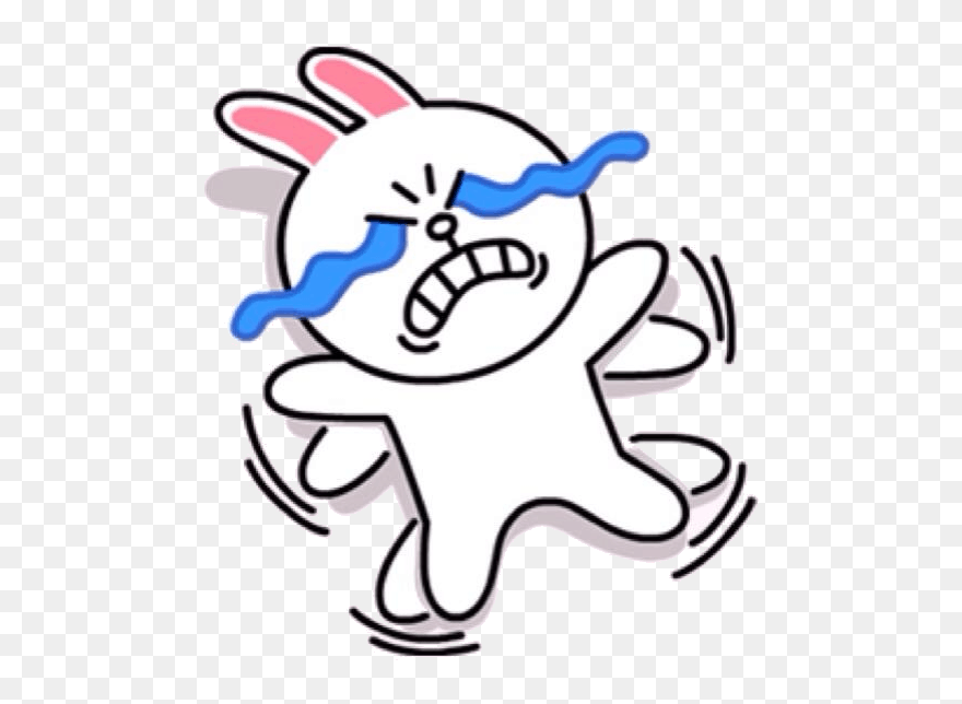 Brown And Cony Cry Clipart