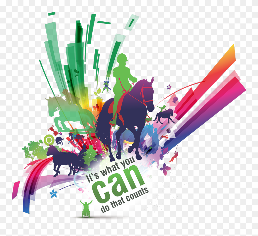 It"s What You Can Do That Counts - Riding For The Disabled Association Clipart