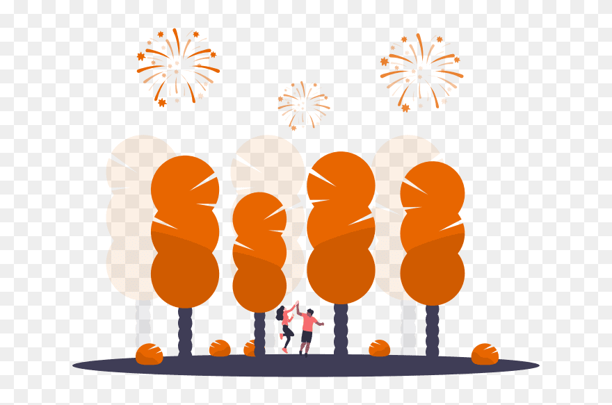 Green Event Illustration Clipart