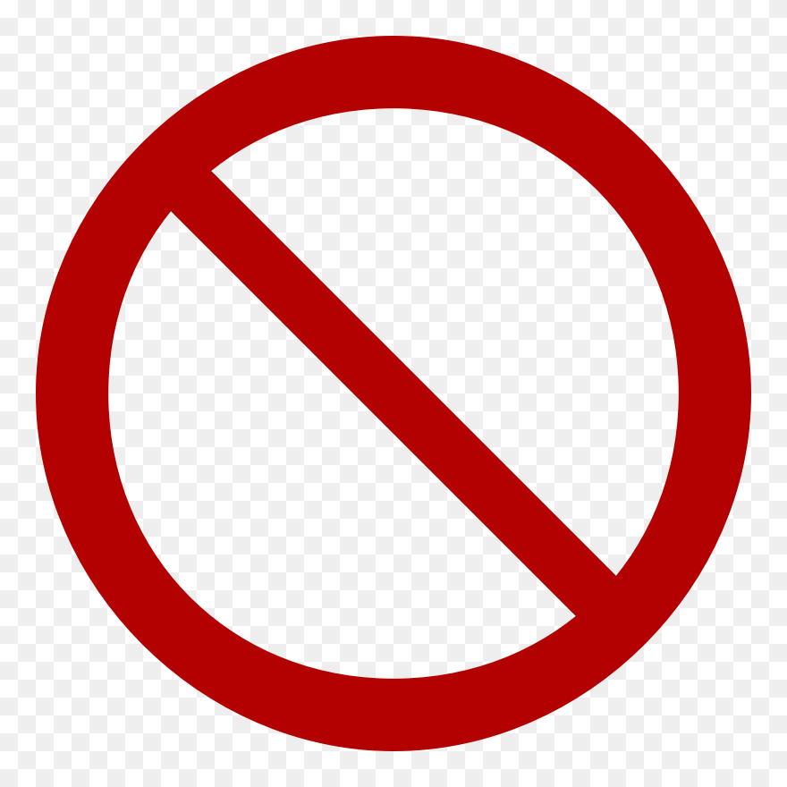 Prohibition Sign Png Image - Arsenal Tube Station Clipart