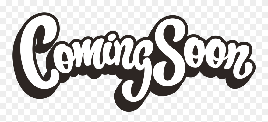 Lettering Logo Text - Coming Soon Logo Png Clipart
