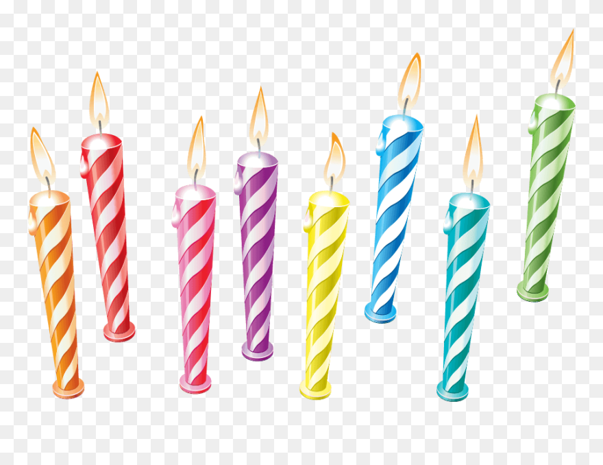 Birthday Candles Png Clip Art Free Download Searchpng - Transparent Background Birthday Candles Png