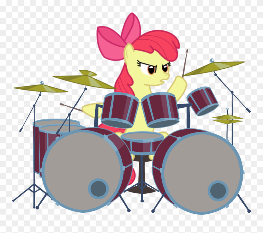 Drummer Vector Cartoon Metal - Cartoon Drummer Clipart