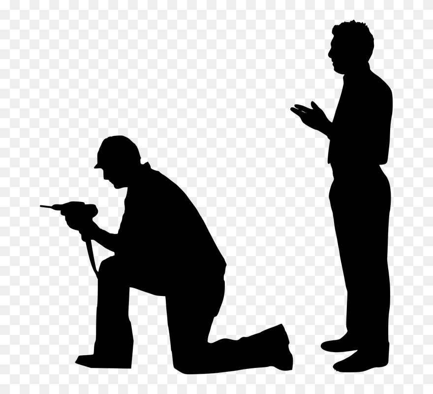 Silhouette Png Download - People Working Silhouette Png Clipart