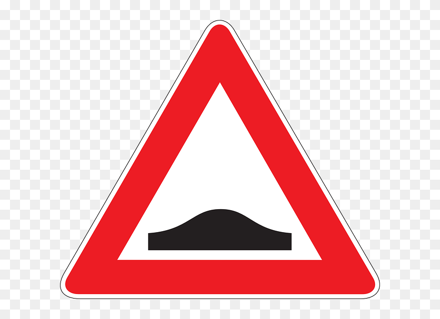 Speed Bump - Guarded Railway Crossing Sign Clipart