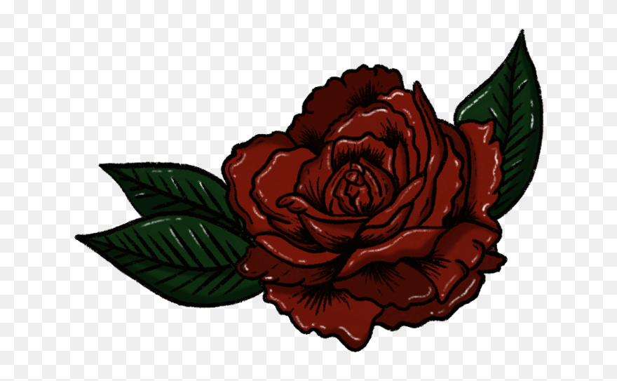 Transparent Vintage Farmers Market Clipart - Hybrid Tea Rose - Png Download