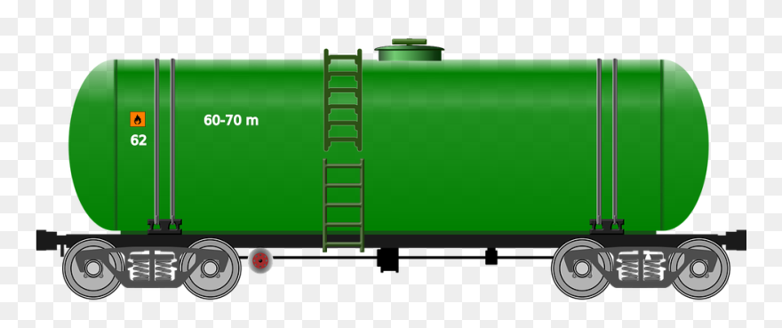 Railways Tank Car - Rail Tank Car Clipart - Png Download