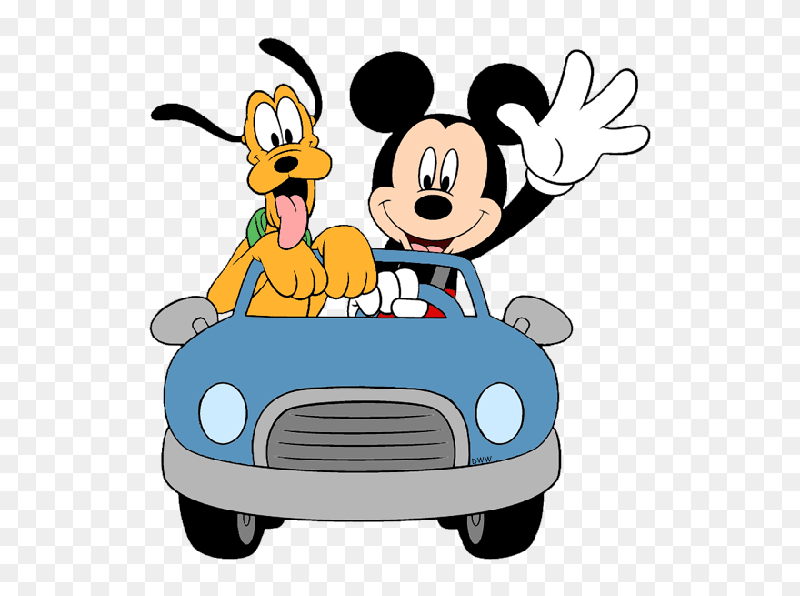 Mickey, Minnie And Pluto Clip Art 3 Disney Clip Art - Mickey Mouse E Pluto - Png Download