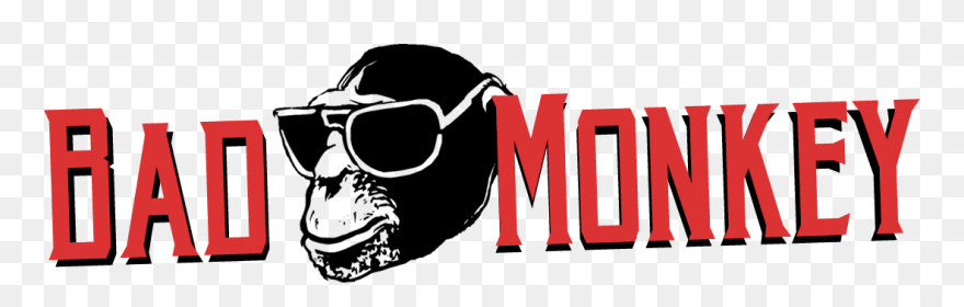 Bad Monkey Ocean City Logo Clipart