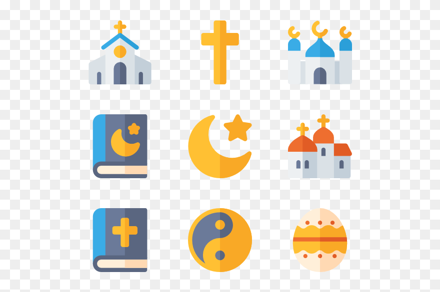 Religion Symbols Icon Png Clipart