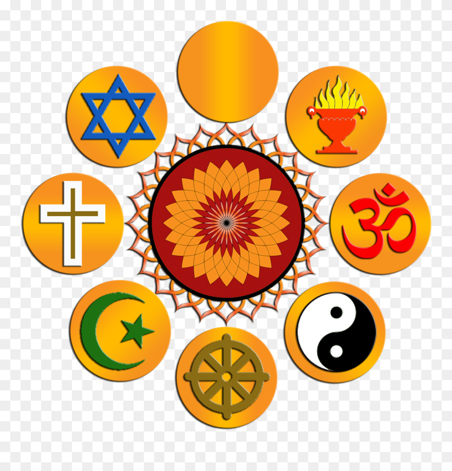 Combination Of All Religions Clipart