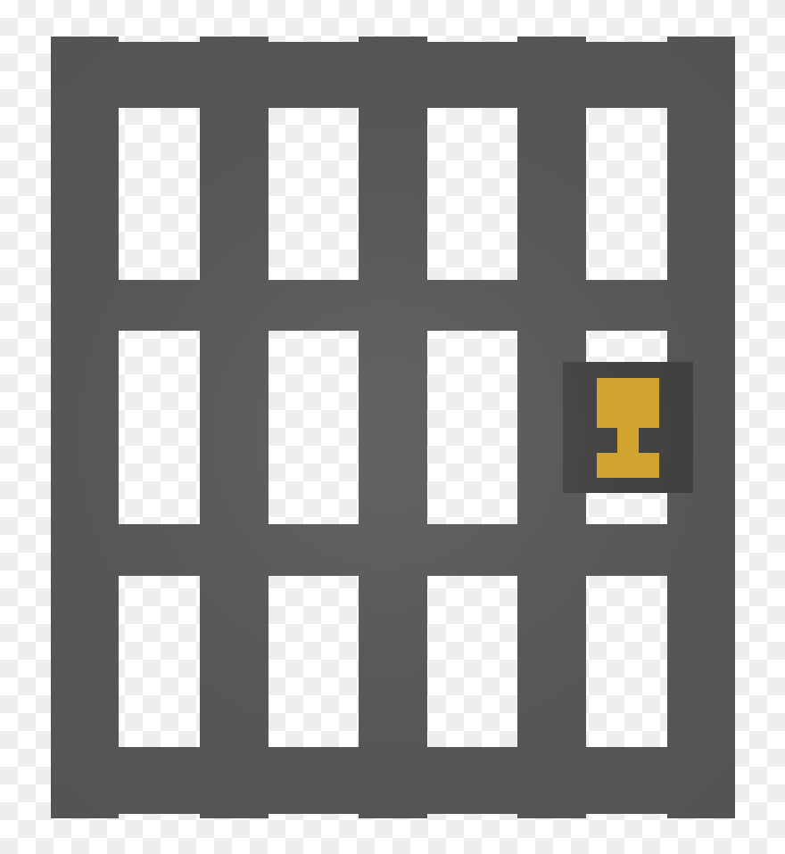 Prison Cell Door Wiki Window - Unturned Hapishane Kapısı Id Clipart