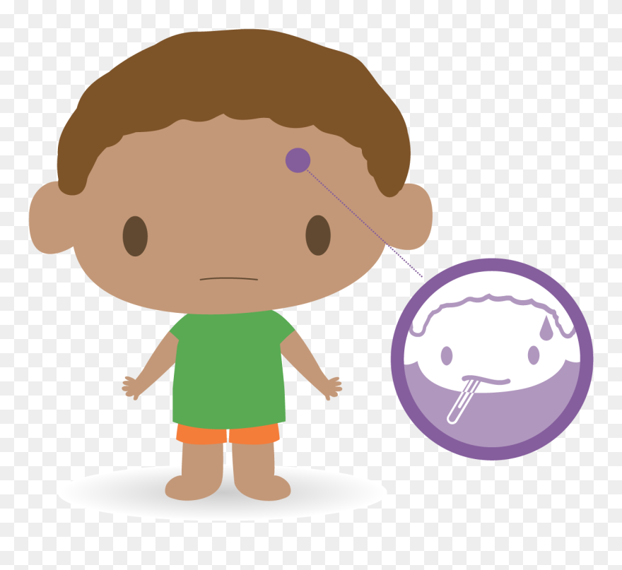 Sick Clipart Viral Fever - Fever In Children Png Transparent Png