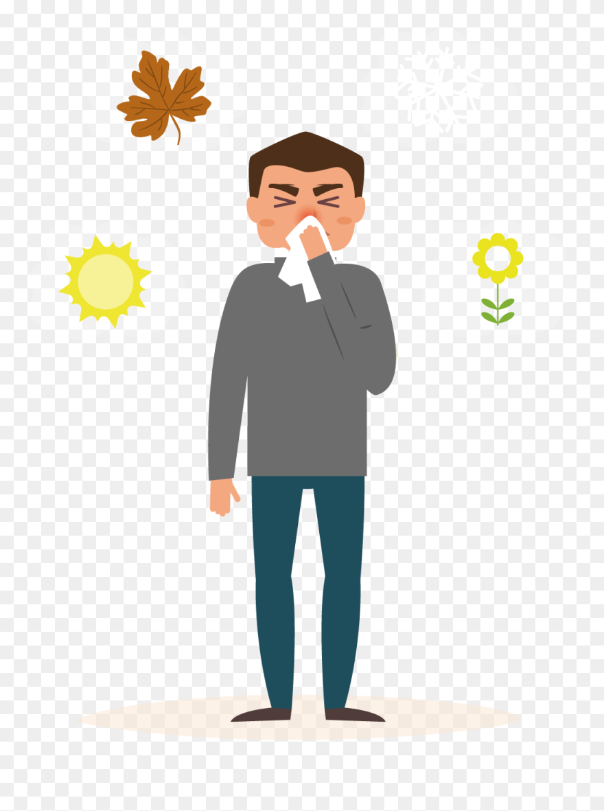 Fever Clipart Seasonal Allergy - Hay Fever Clipart - Png Download