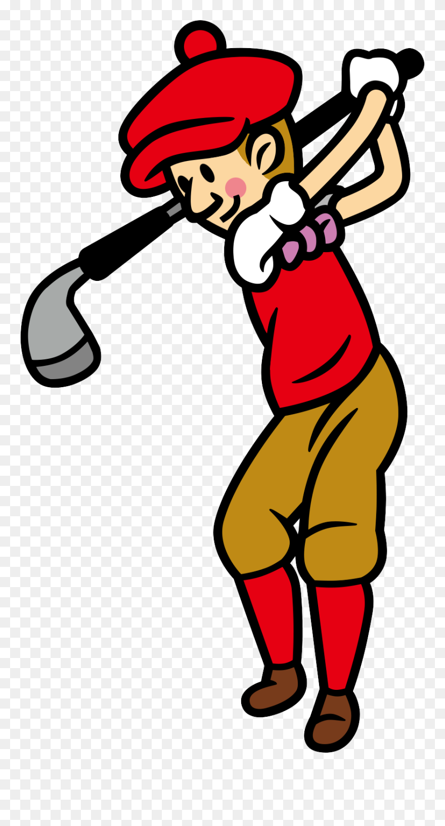 Transparent Woman Golf Clipart - Rhythm Heaven Megamix Hole In One - Png Download