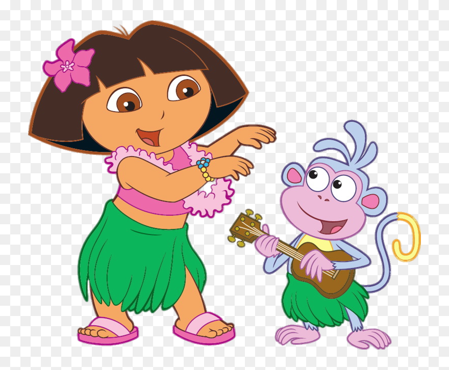 Dora And Boots Clipart
