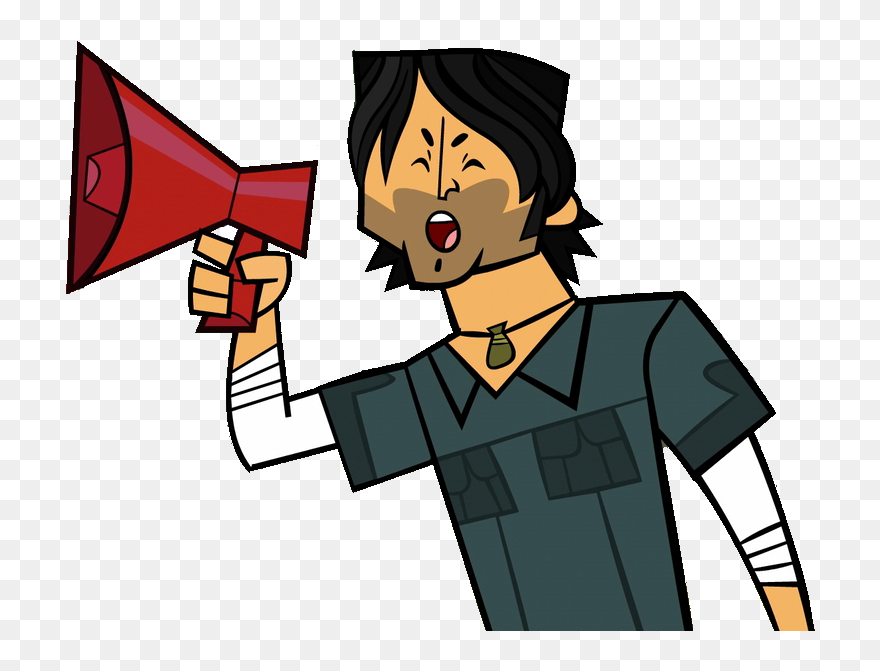 Movie Clipart Megaphone - Chris Total Drama Png Transparent Png