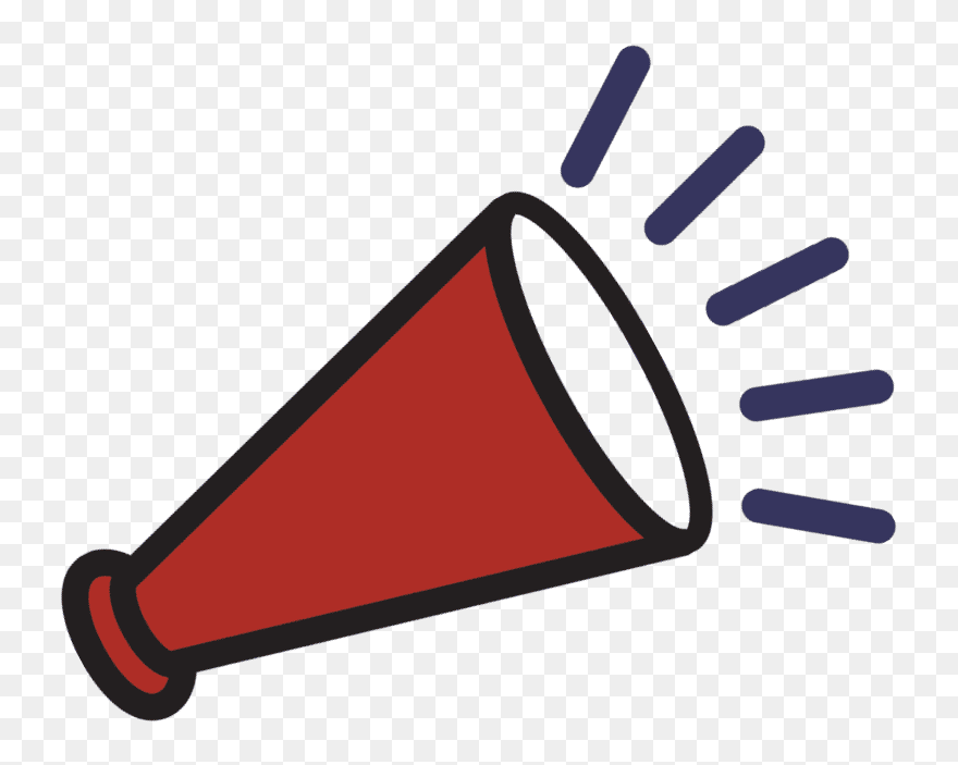 Transparent Red Megaphone Clipart - Png Download