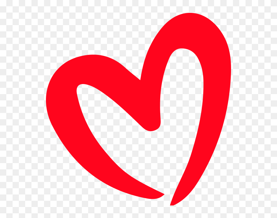 Transparent Background Heart Outline Png Clipart