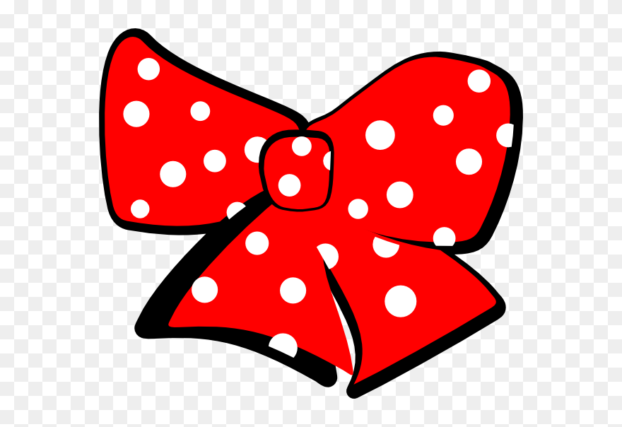 Ribbon Clipart Mickey Mouse - Ribbon Minnie Mouse Clipart - Png Download