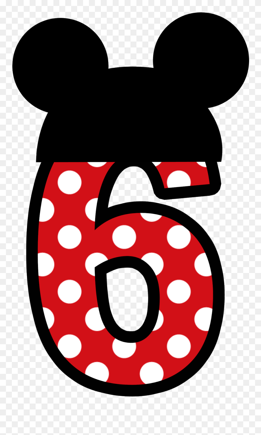 N Meros Para Montagens - Number 8 Minnie Mouse Clipart