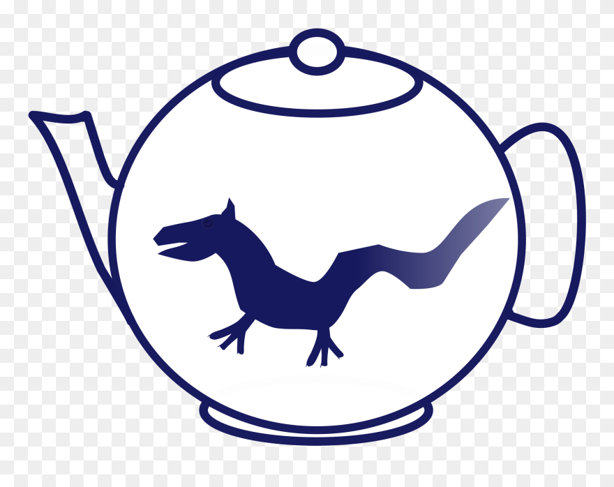 Thèière Au Dragon - Teapot Clipart