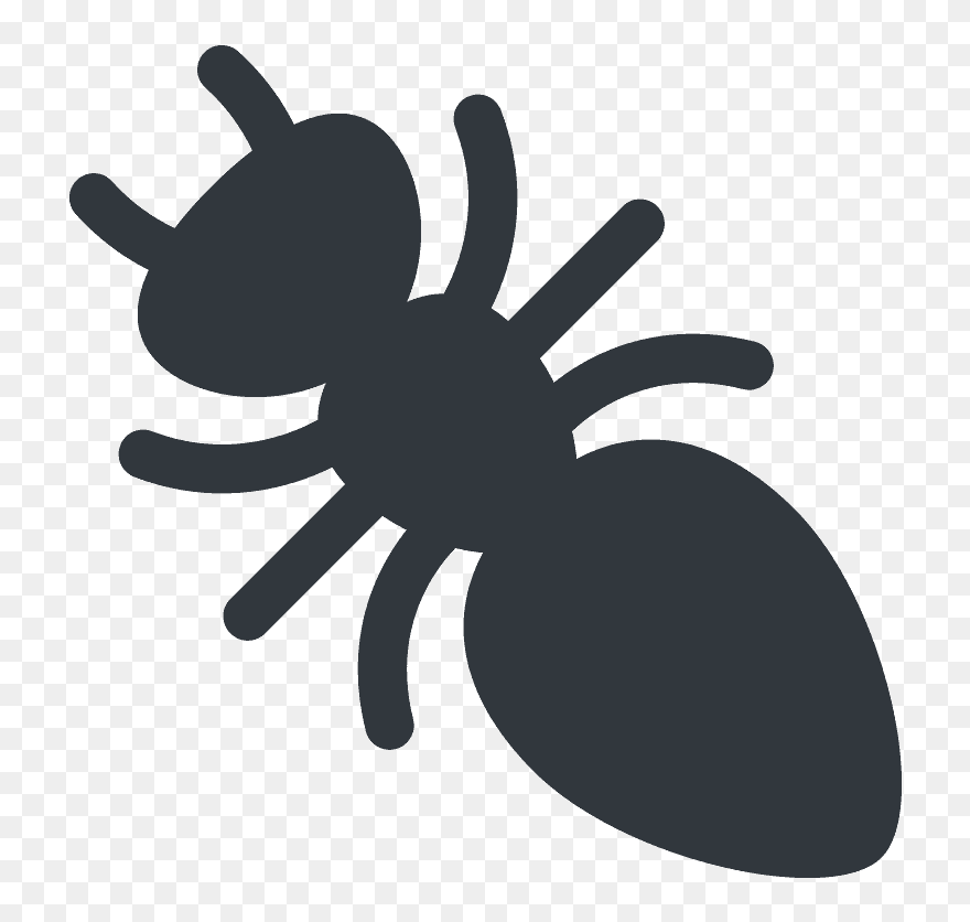 Ant Emoji Clipart - Ant Emoji Discord - Png Download