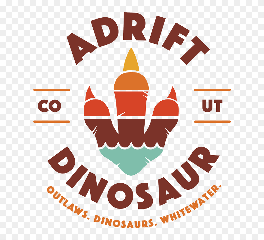 Site Logo - Adrift Adventures Dinosaur Clipart