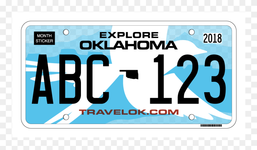 Old Oklahoma License Plates Clipart 5543295 Pinclipart