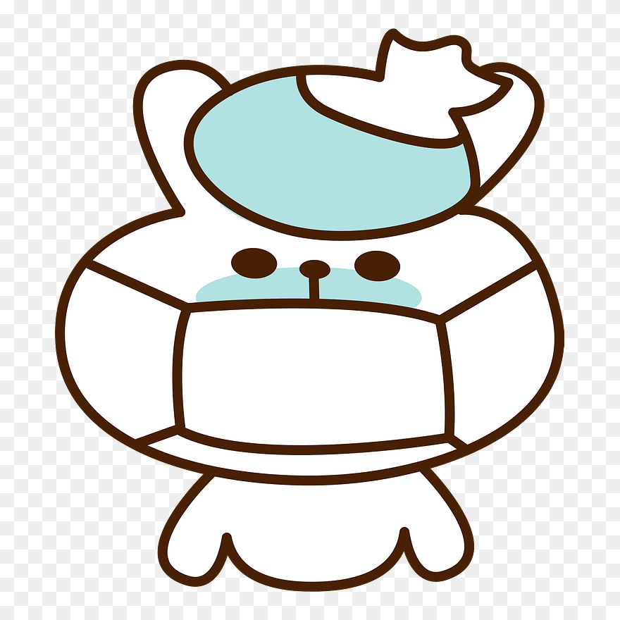 Rabbit Has A Cold Clipart - インフルエンザ 注意 喚起 ポスター - Png Download