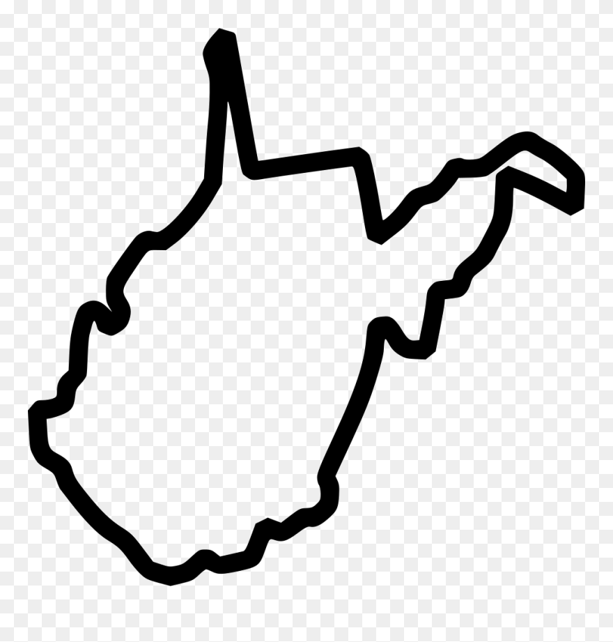 West Virginia - West Virginia Outline Svg Clipart
