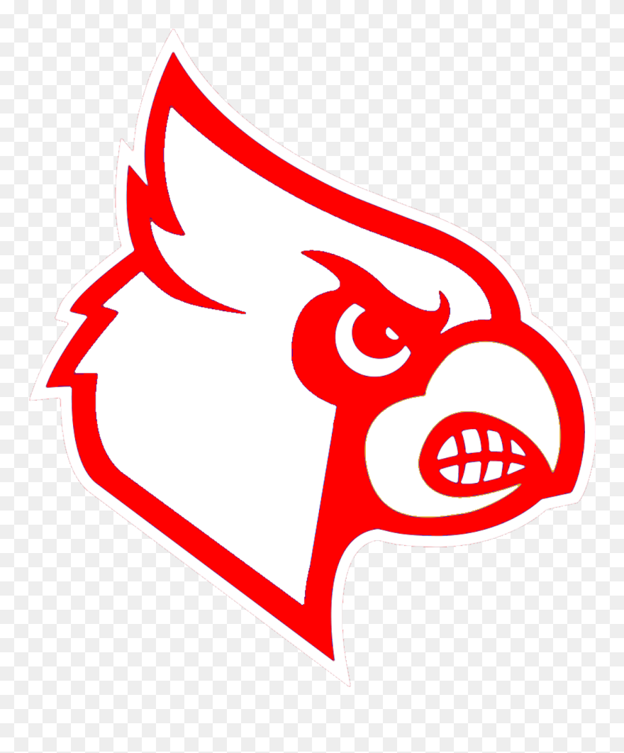 Cardinal Clipart File - Louisville Cardinals Coloring Pages - Png Download