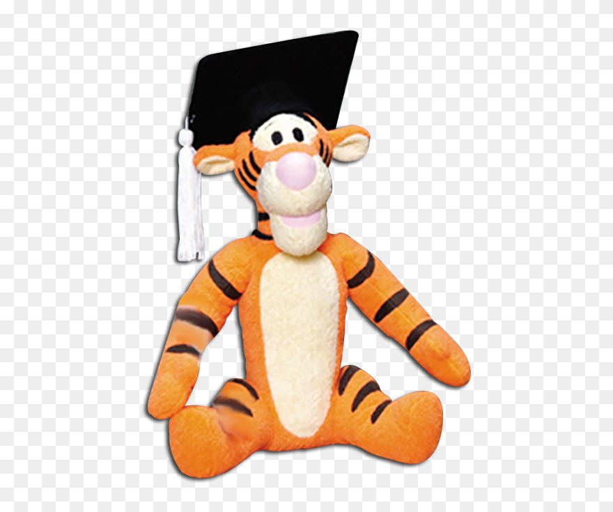 Graduation Clipart Pooh - Tigger Graduation - Png Download