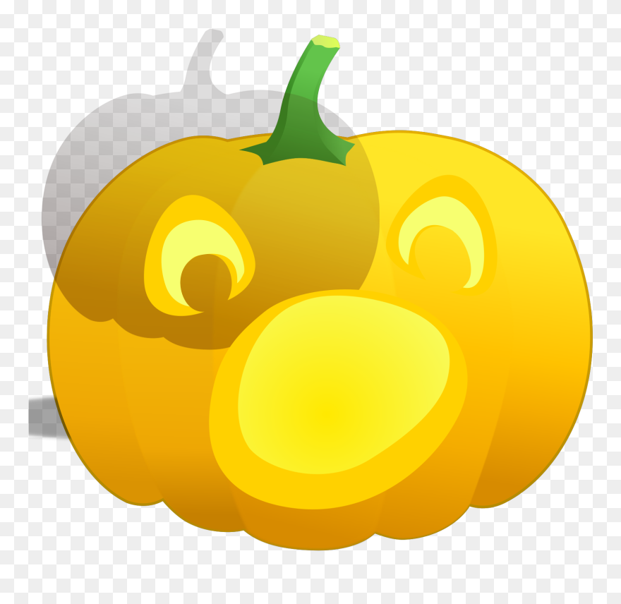 Scared Svg Clip Arts - Pumpkin - Png Download
