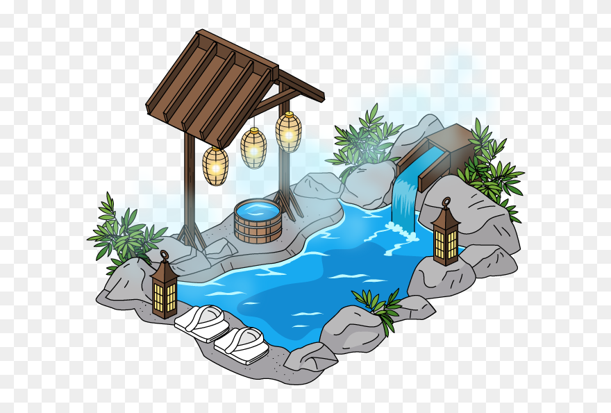 Cartoon Hot Springs Clipart , Png Download - Hot Springs Clipart Transparent Png
