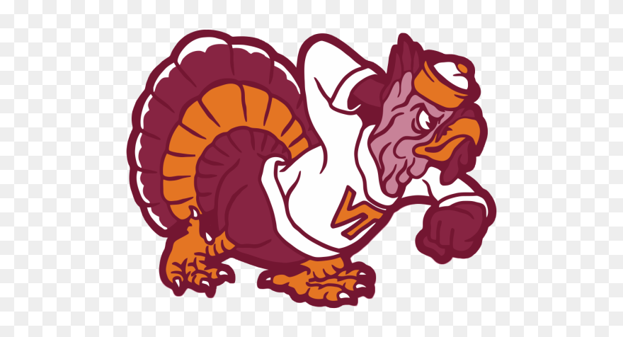 Virginia Tech Fighting Gobblers Clipart